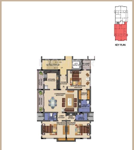 Srivari Srivari Mayaa (3BHK+3T (2,415 sq ft) 2415 sq ft)