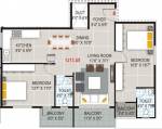 Vandana Sarovar (2BHK+2T (1,313 sq ft) 1313 sq ft)