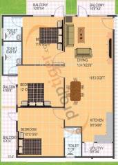 Vandana SV Lake View (3BHK+3T (1,613 sq ft) 1613 sq ft) Vandana SV Lake View (3BHK+3T (1,613 sq ft) 1613 sq ft)