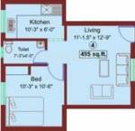 SP Shyams Rivieraa (1BHK+1T (495 sq ft) 495 sq ft) SP Shyams Rivieraa (1BHK+1T (495 sq ft) 495 sq ft)