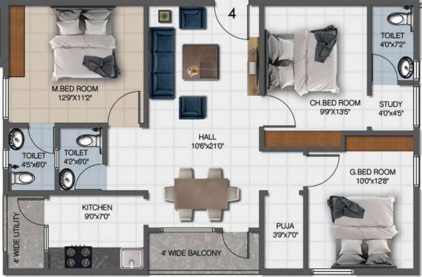 Floor Plan sai-prasanna-enclave Floor Plan Floor Plan