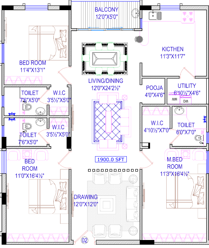  keerthi-elite-residency Floor Plan Floor Plan