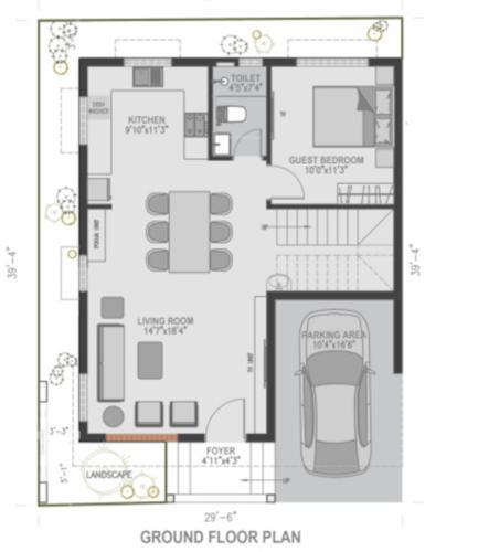  urbando-kosmos-solaris-villa Floor Plan Ground Floor Plan