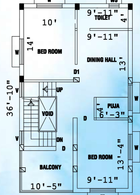 First Floor Plan niketan residency Floor Plan First Floor Plan
