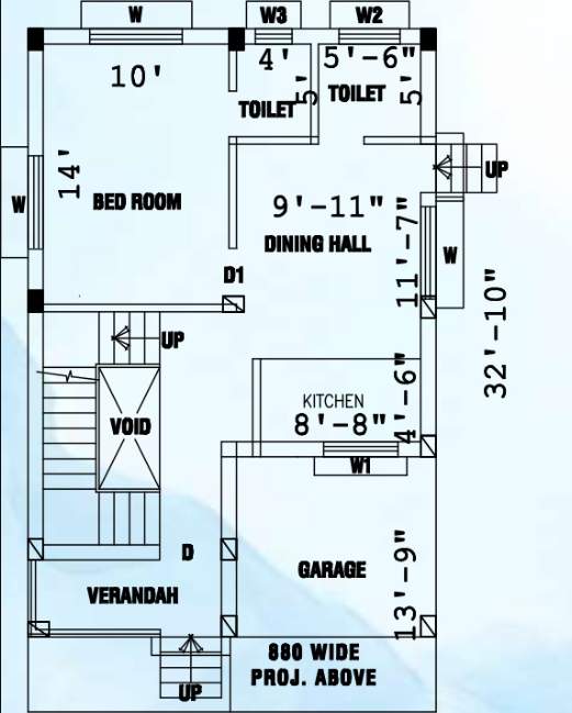  niketan residency Floor Plan Ground Floor Plan