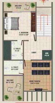  silver oaks Floor Plan Second Floor Plan