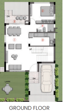  magnolia renaissance Floor Plan Ground Floor Plan