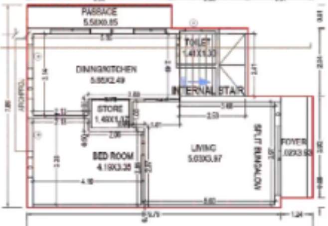  bunglows Floor Plan Ground Floor Plan