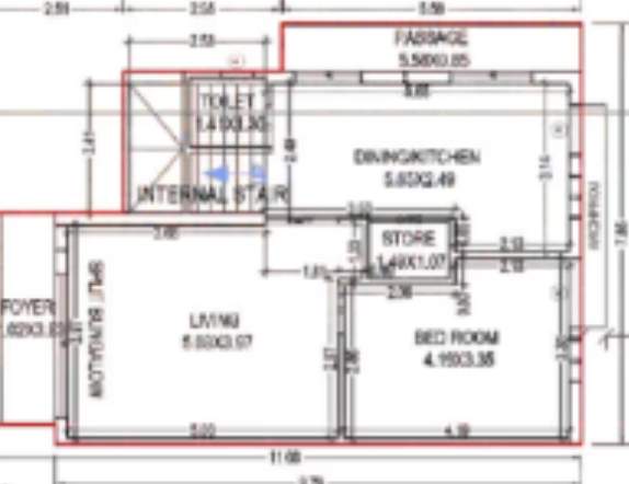  bunglows Floor Plan Ground Floor Plan