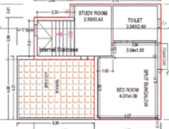  bunglows Floor Plan Second Floor Plan