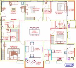  sarovar Floor Plan Floor Plan