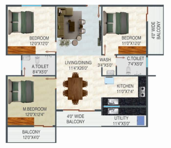  pursuit of happiness Floor Plan Floor Plan