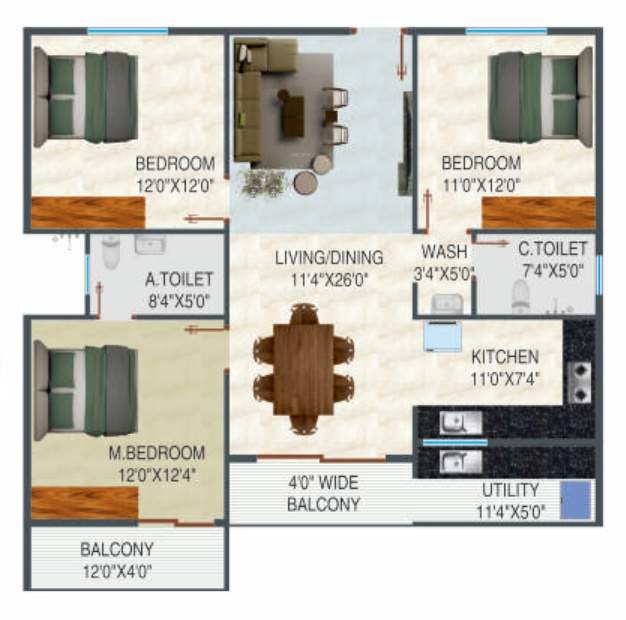  pursuit of happiness Floor Plan Floor Plan