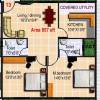 Vandana Pearls (2BHK+2T (957 sq ft) 957 sq ft)