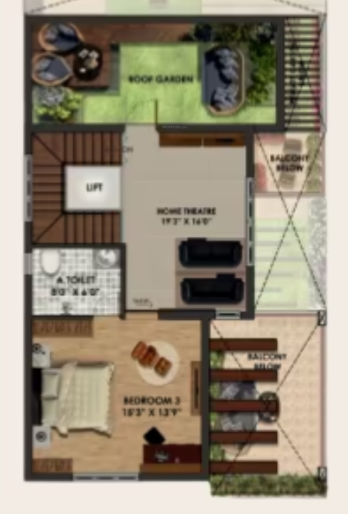 Second Floor Plan sai gardenia Floor Plan Second Floor Plan