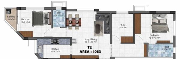  sankara-krupa-flats Floor Plan Floor Plan