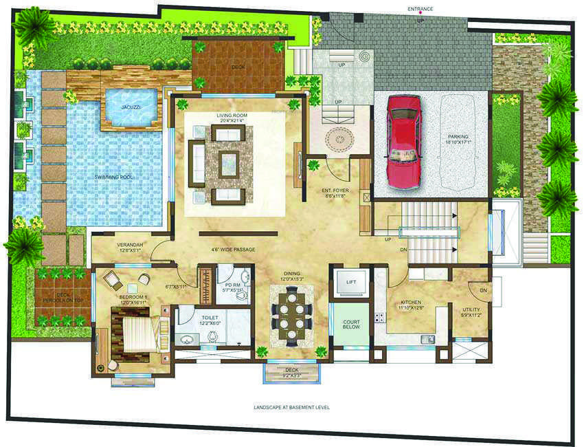  phase ii frangipani villas Floor Plan Ground Floor Plan