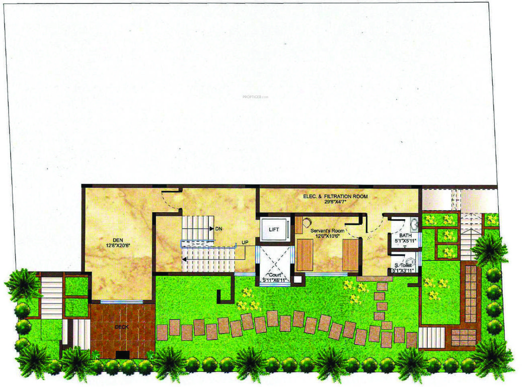  phase ii frangipani villas Floor Plan Basement Floor Plan