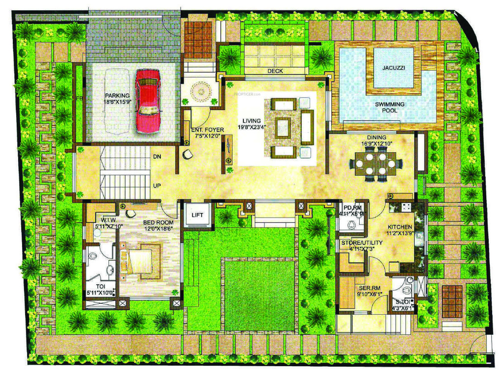  phase ii frangipani villas Floor Plan Ground Floor Plan