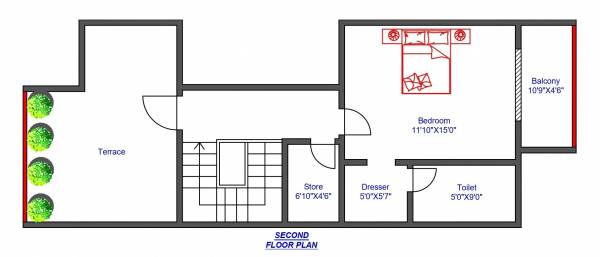  imperial-ville Floor Plan Second Floor Plan