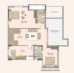  prathyangira Floor Plan Upper Level Duplex Plan