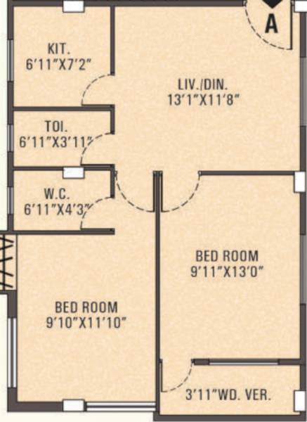  radha-kunja-galaxy Floor Plan Floor Plan