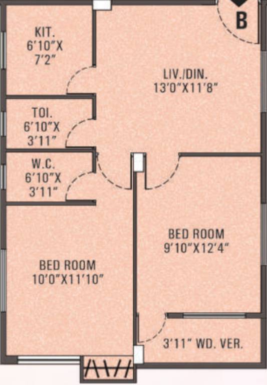  radha kunja galaxy Floor Plan Floor Plan