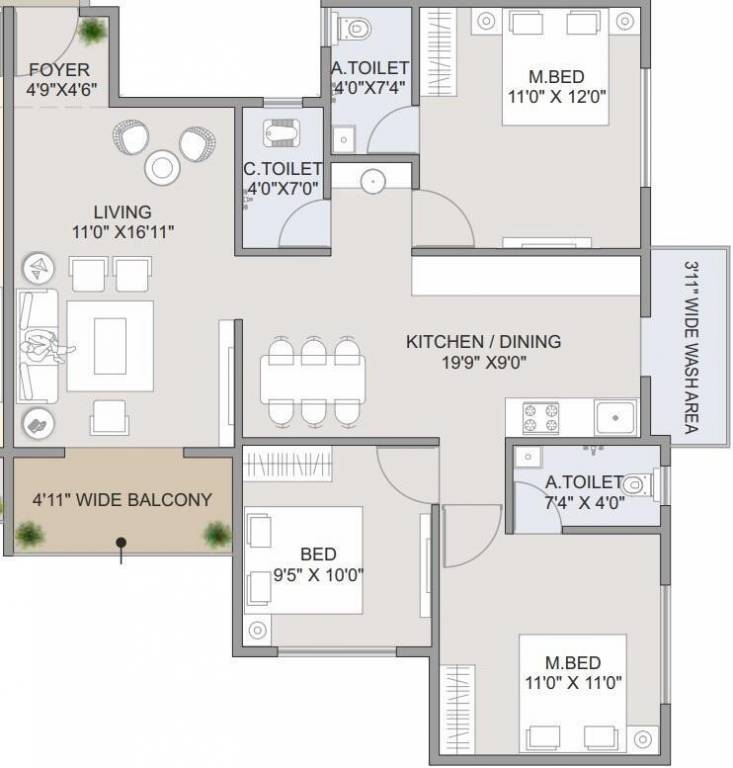 Floor Plan leela janak apartment Floor Plan Floor Plan