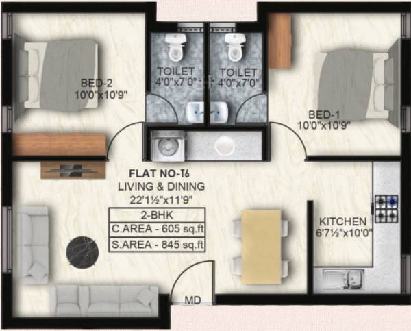  raghavendra-flats Floor Plan Floor Plan
