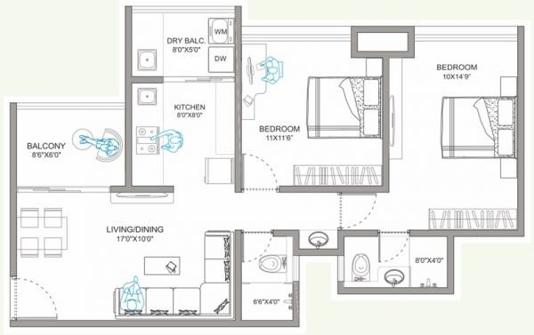  51-balewadi-residences-phase-2 Floor Plan Floor Plan