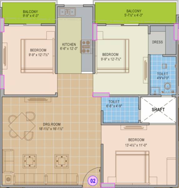  green-park Floor Plan Floor Plan