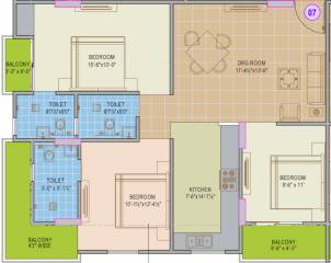  green-park Floor Plan Floor Plan