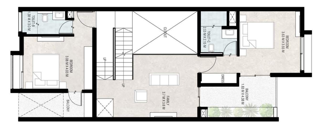  in the shire Floor Plan First Floor Plan