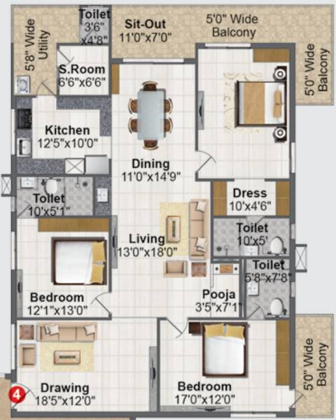 Floor Plan solitaire Floor Plan Floor Plan