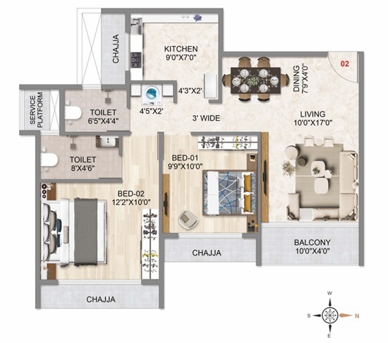 Floor Plan balaji skyline Floor Plan Floor Plan