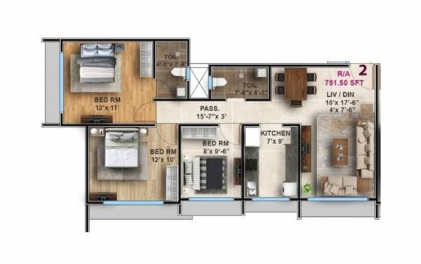  dps-nakshatra-heights Floor Plan Floor Plan