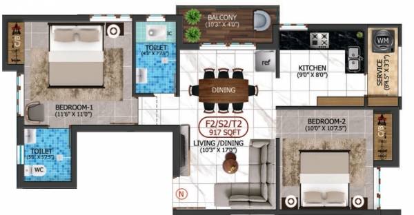  sri-sai-enclave Floor Plan Floor Plan
