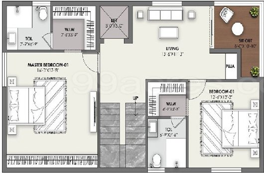  nandan emerald Floor Plan First Floor Plan