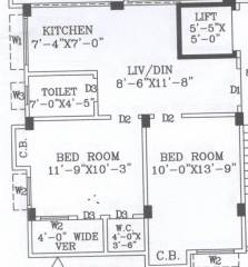  garden-residency Floor Plan Floor Plan