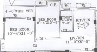  garden-residency Floor Plan Floor Plan