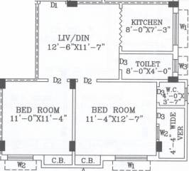  garden-residency Floor Plan Floor Plan
