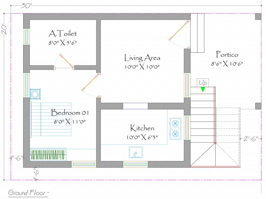  iconic avenue Floor Plan Ground Floor Plan