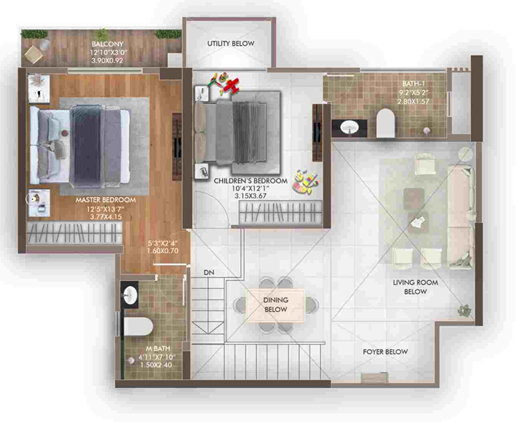 Upper Level Duplex Plan geras island of joy Floor Plan Upper Level Duplex Plan