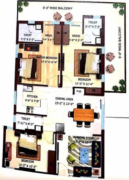 heights Floor Plan Floor Plan