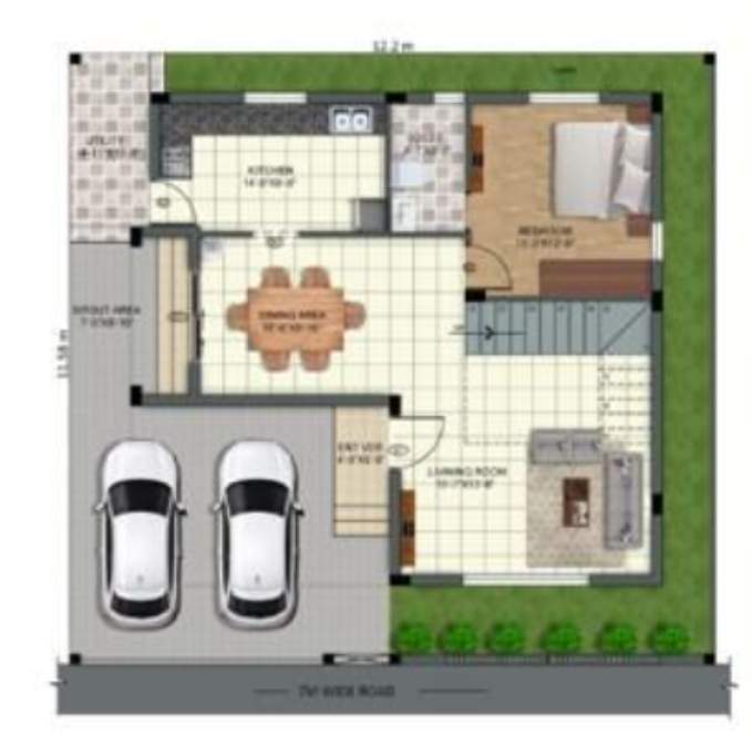  the address Floor Plan Ground Floor Plan