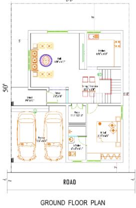  coral-residency Floor Plan Ground Floor Plan