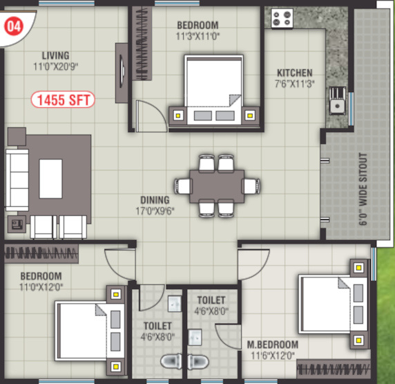  sri sai arcade Floor Plan Floor Plan