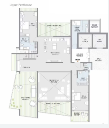  sorrento rosette Floor Plan Upper Level Duplex Plan