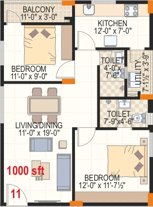  green-towers Floor Plan Floor Plan