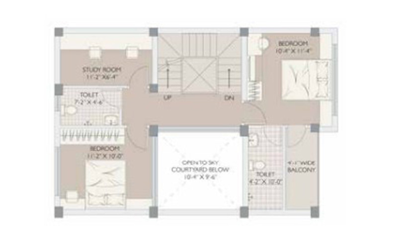  palm villa Floor Plan First Floor Plan